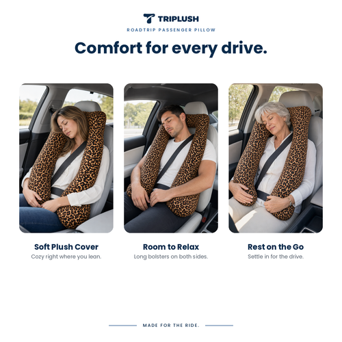 TripLush™ RoadTrip Passenger Pillow