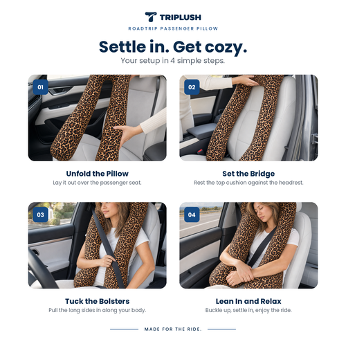 TripLush™ RoadTrip Passenger Pillow